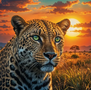 Diamond Painting Leopard